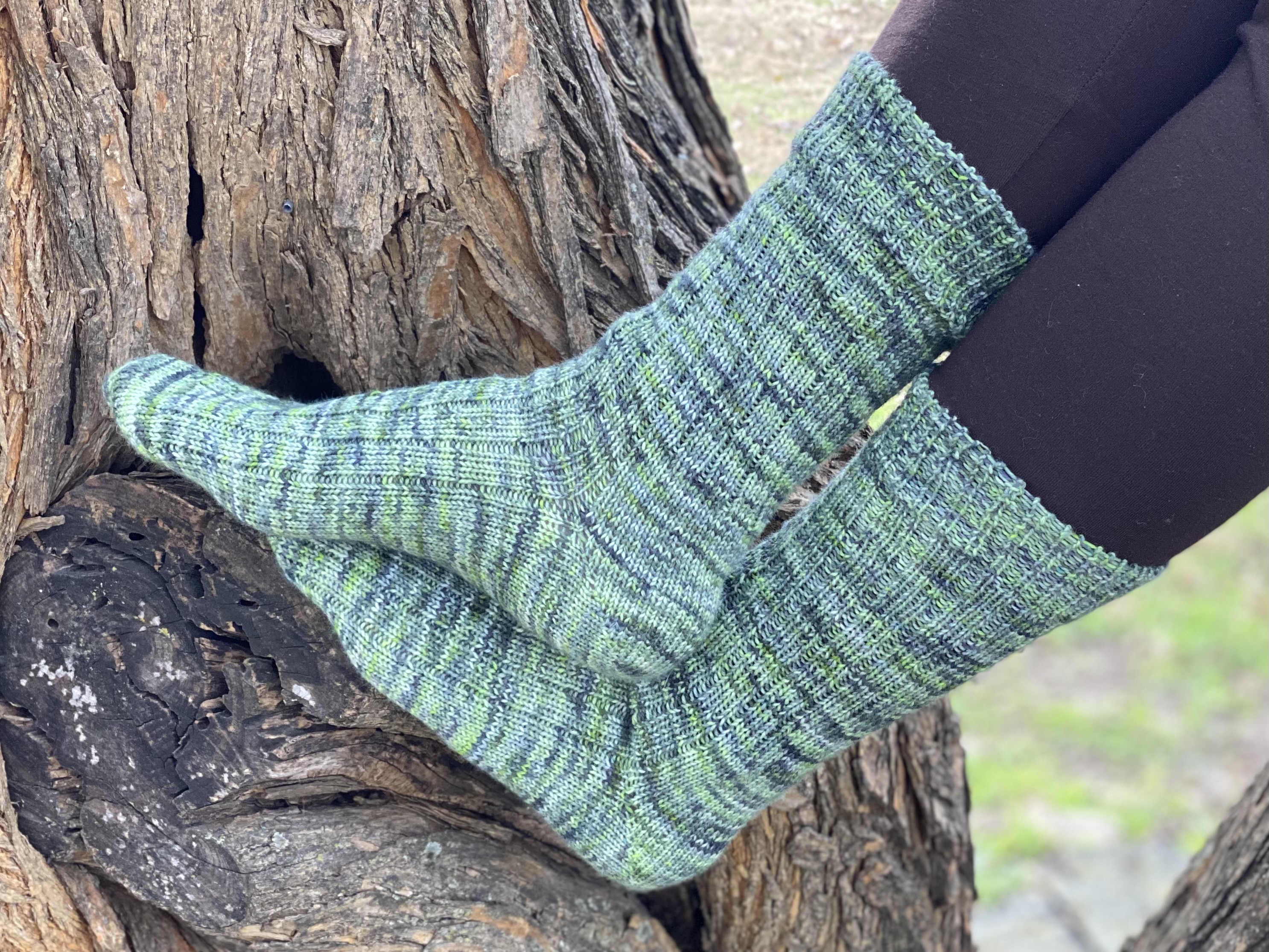 Knitted Socks with Fancy Cuffs  Knitting socks, Sock knitting patterns,  Hand knit socks